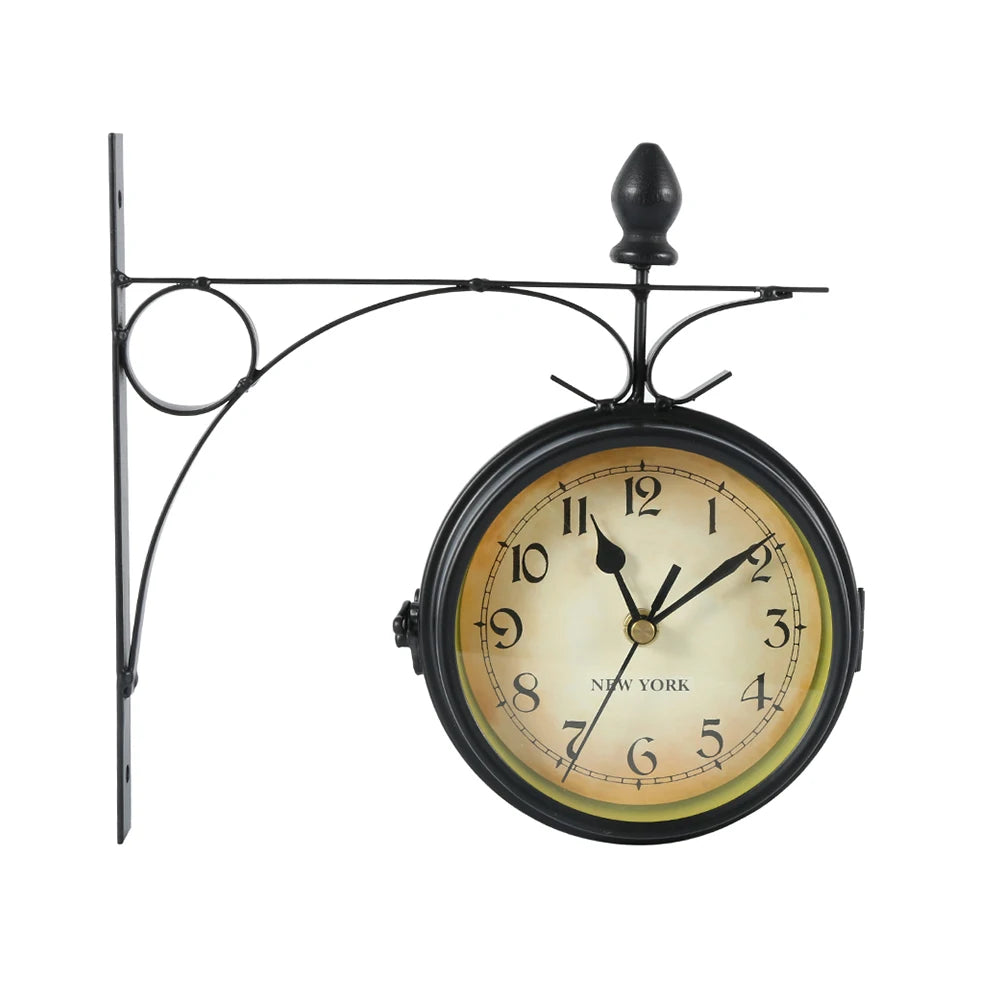 Vintage Timekeeper Double Clock