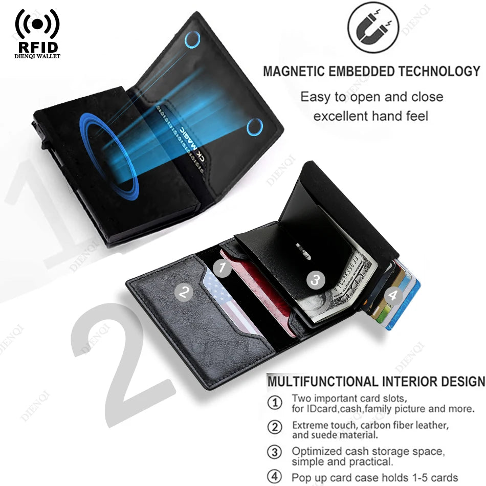 MagnetiSafe Leather Wallet