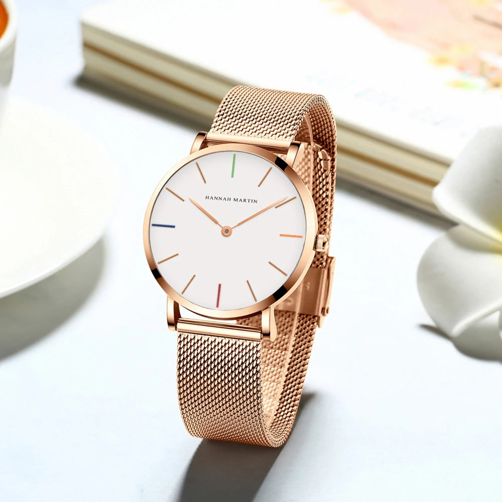 Kaito Elegance – Stainless Steel Mesh Women's Watch