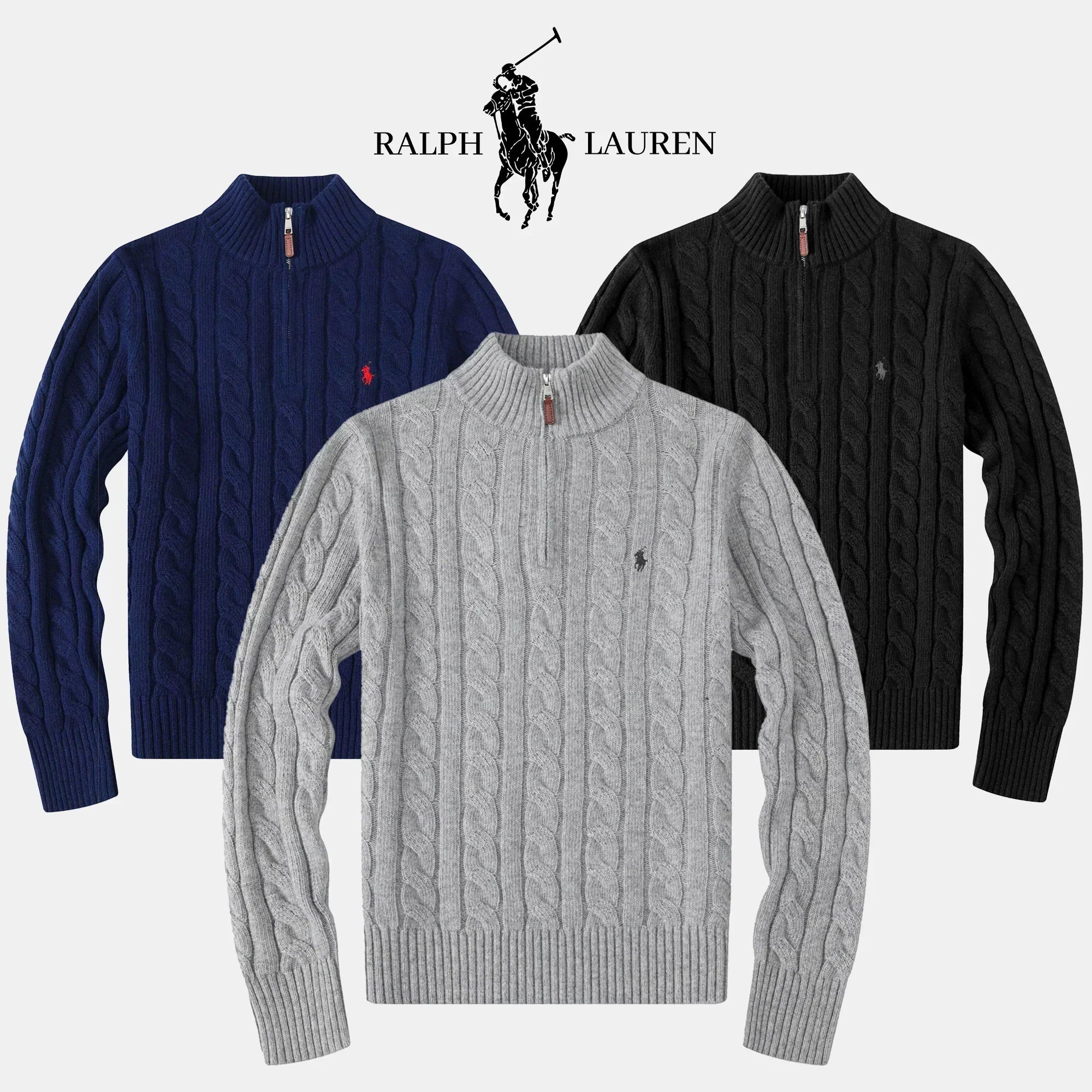 RL Cashmere Cable Sweater (CLEARANCE)